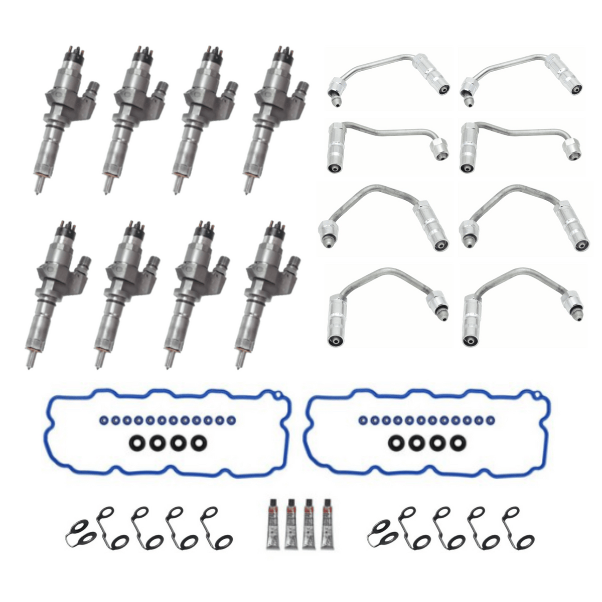 Duramax LB7 Fuel Injectors Premier Diesel Injection Install Kit
