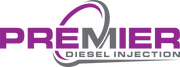 Logo of Premier Diesel Injection, a provider of diesel fuel injectors.